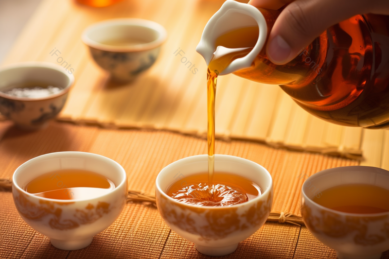 中式传统茶具茶道茶客分茶,高清,摄影图,摄影图片,图片大全,摄影图免费下载